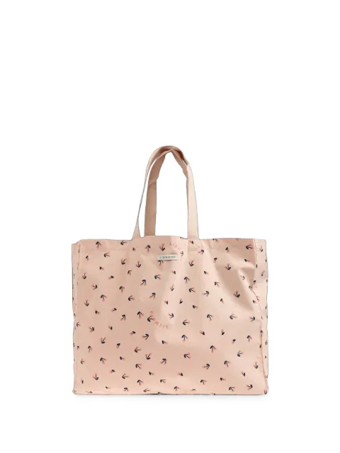Liewood logo-patch cherry-print tote bag