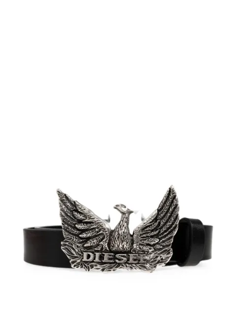 Diesel Logo B-Phoenix leather belt