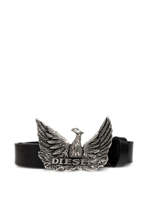 Diesel Logo B-Phoenix leather belt