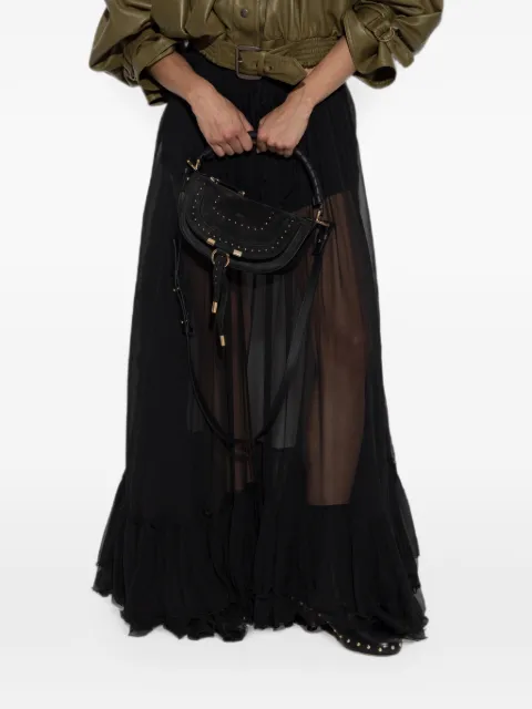 Chloé ruffled silk skirt
