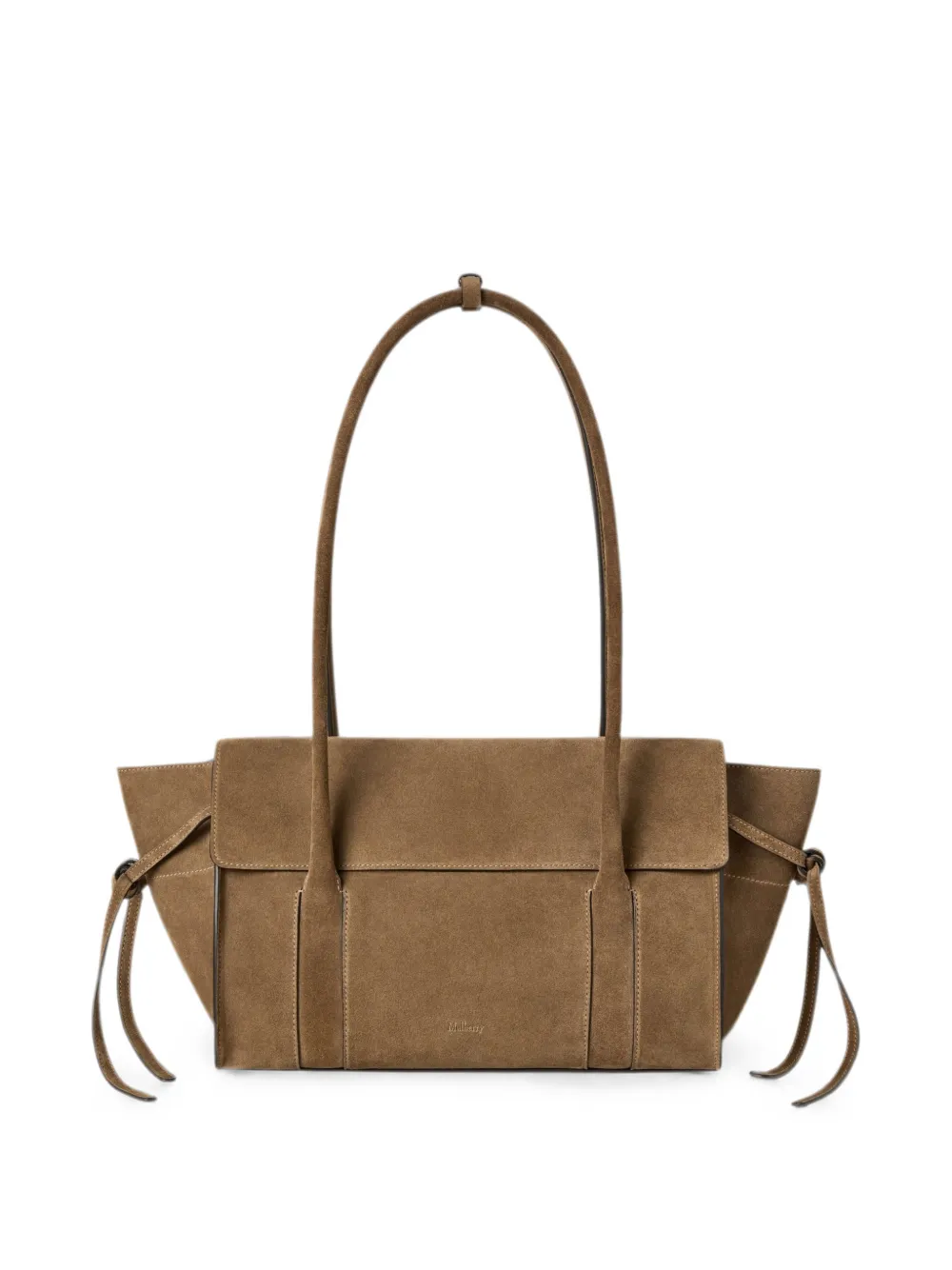 Mulberry small Soft Bayswater suede shoulder bag - Brown