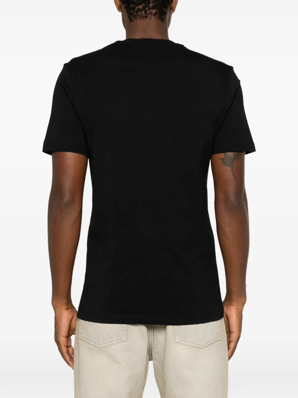 Moschino T-shirt met logoprint Zwart