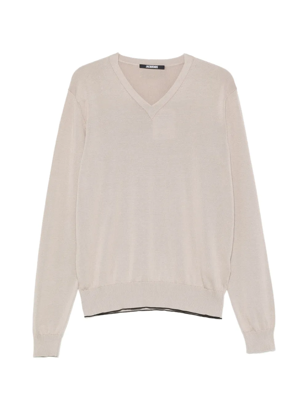 Jacquemus The Rio V-neck sweater - Nude