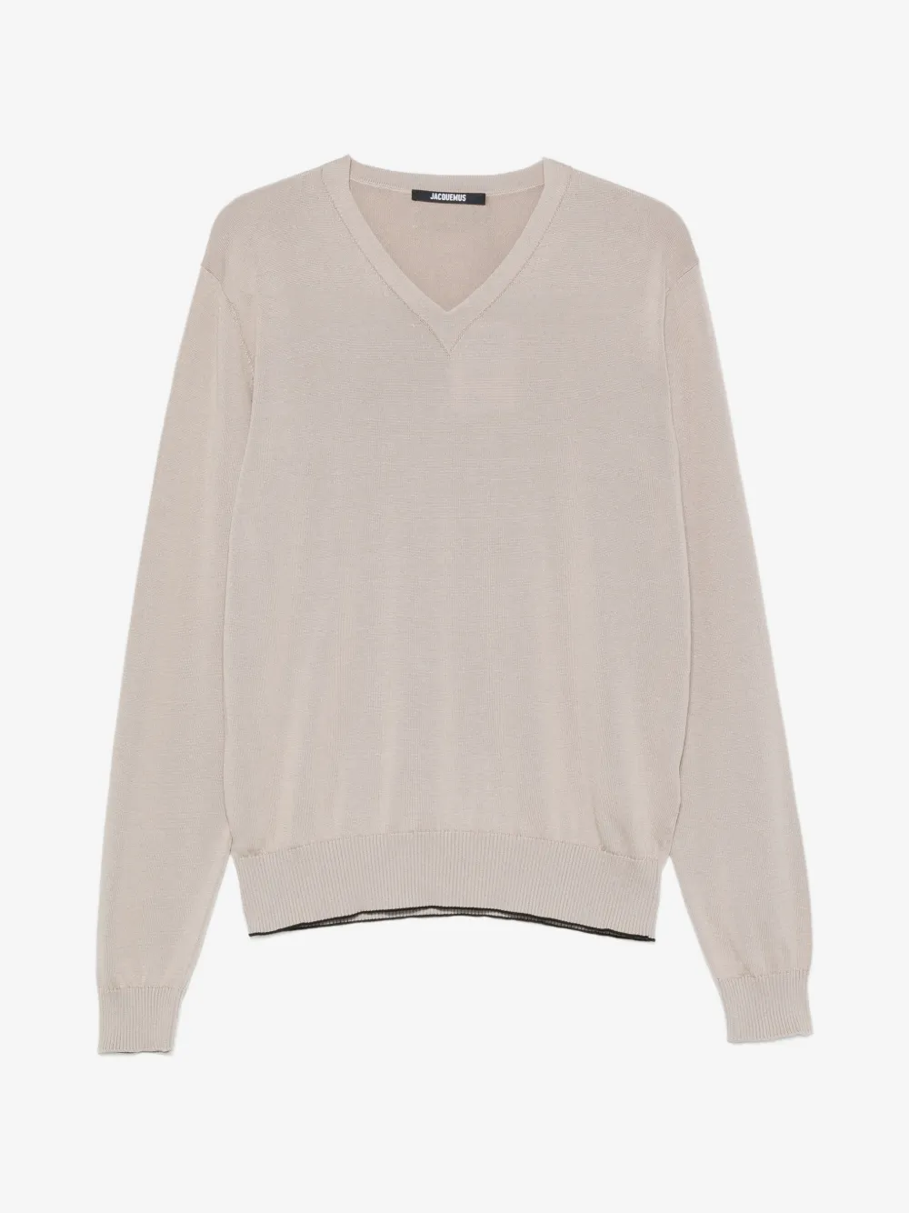 Jacquemus 리오 V넥 스웨터 | 뉴트럴 | Image 1