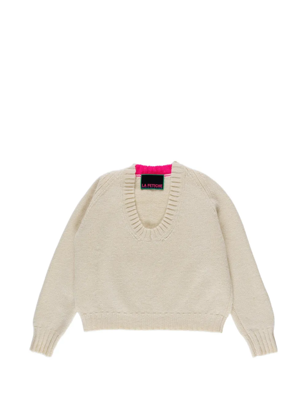 La Fetiche Pullover mit lockerem Schnitt - Nude