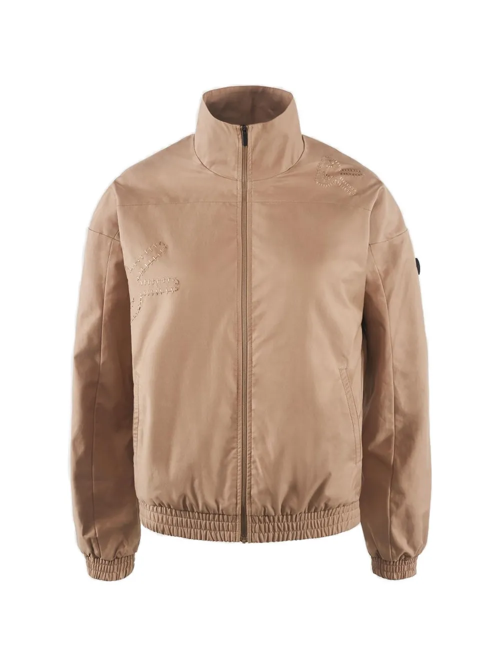 District Vision logo-embroidered hiking jacket - Toni neutri