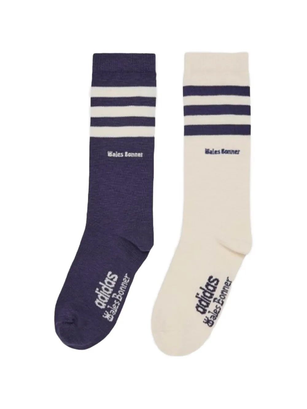 adidas x Wales Bonner logo-embroidered socks - Blu