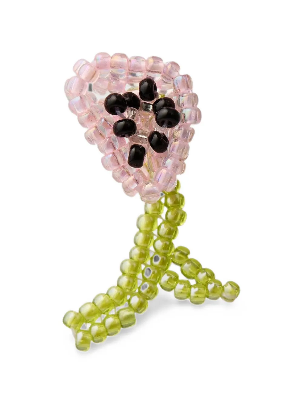 Pura Utz Pink Poppy Ohrring mit Perlen - Rosa