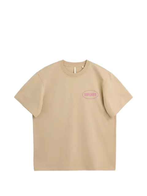 Sunflower Easy Hours logo-print T-shirt