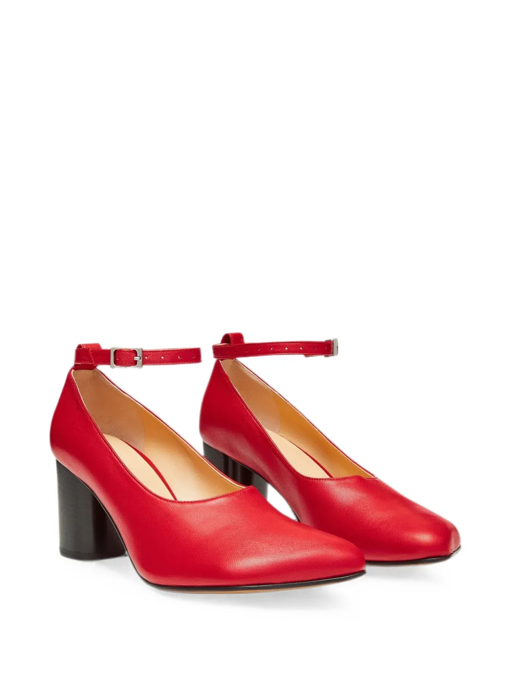 Niccolò Pasqualetti Obliqua pumps met blokhak Rood