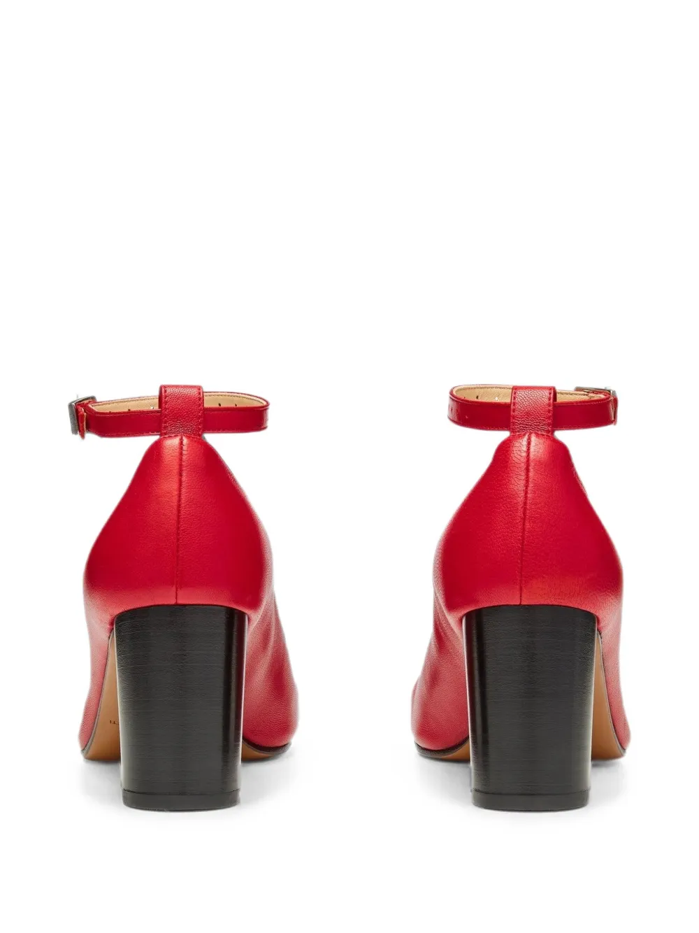 Niccolò Pasqualetti Obliqua pumps met blokhak Rood