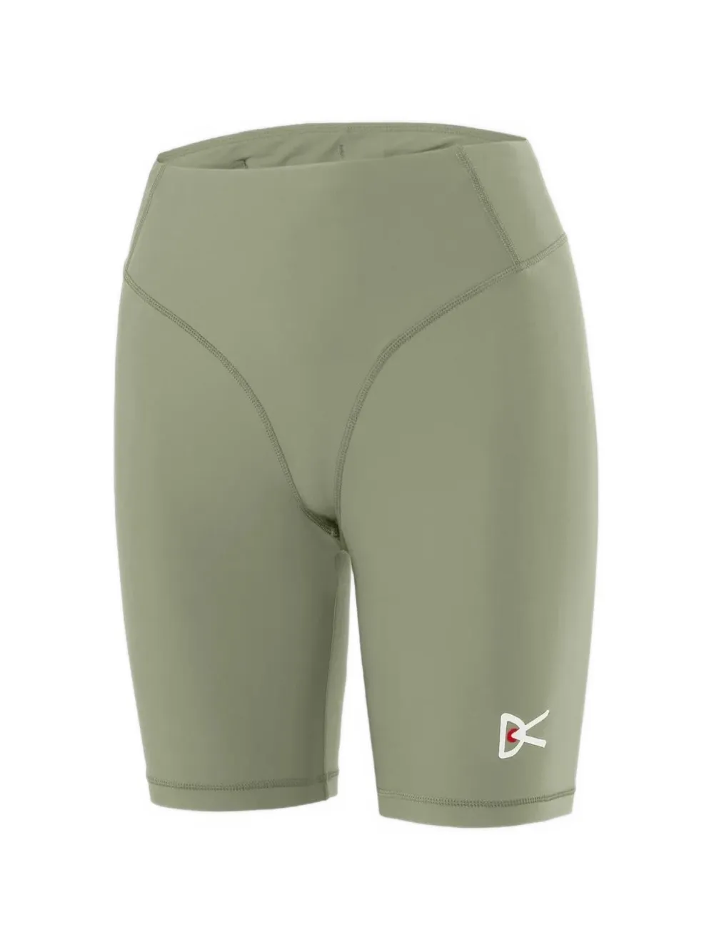 District Vision logo-print panelled shorts - Grün