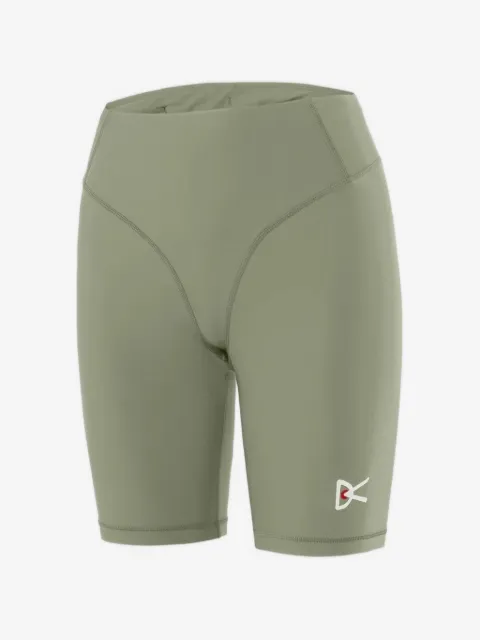 District Vision logo-print panelled shorts