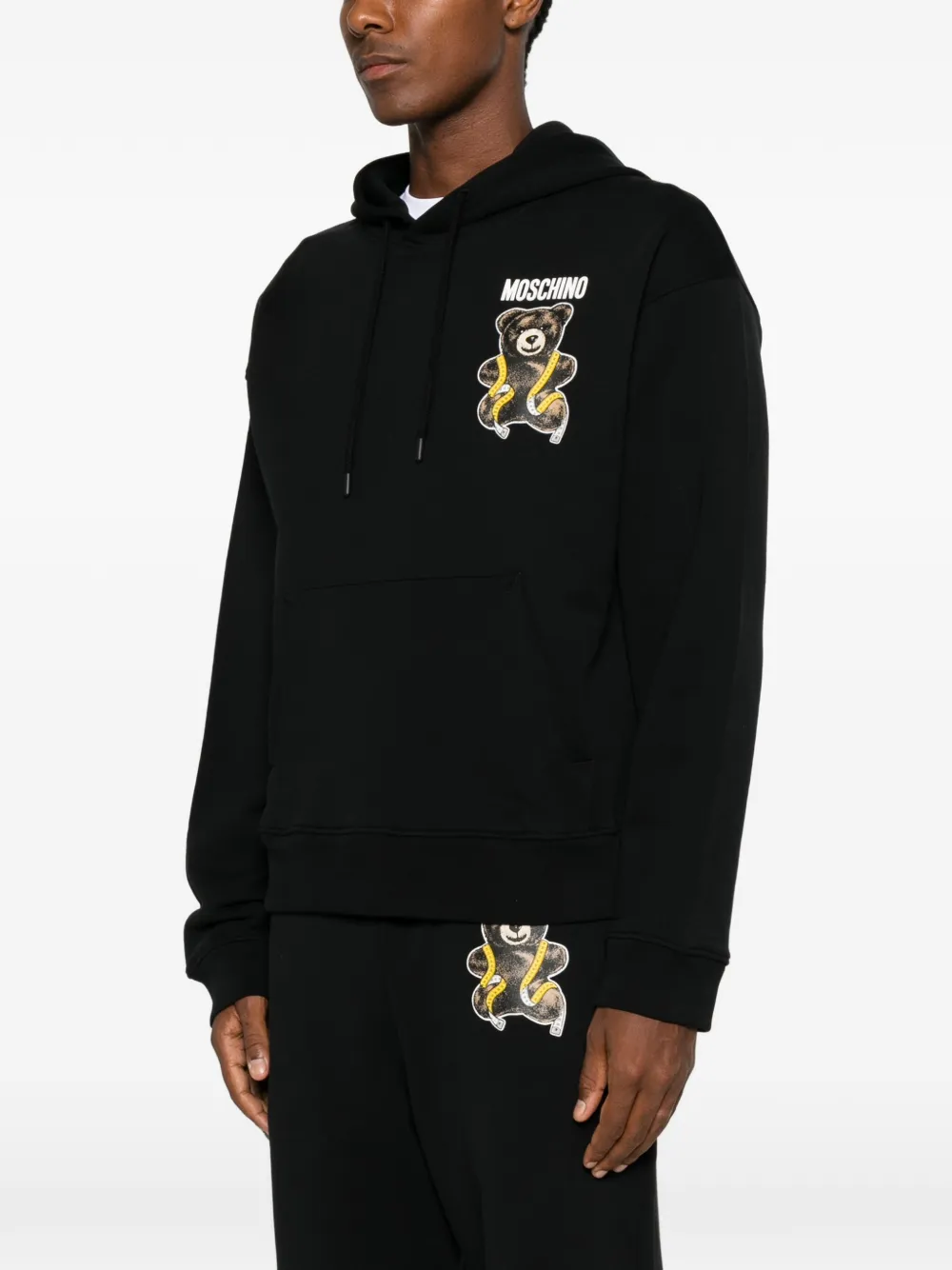 Moschino Teddy Bear hoodie Zwart