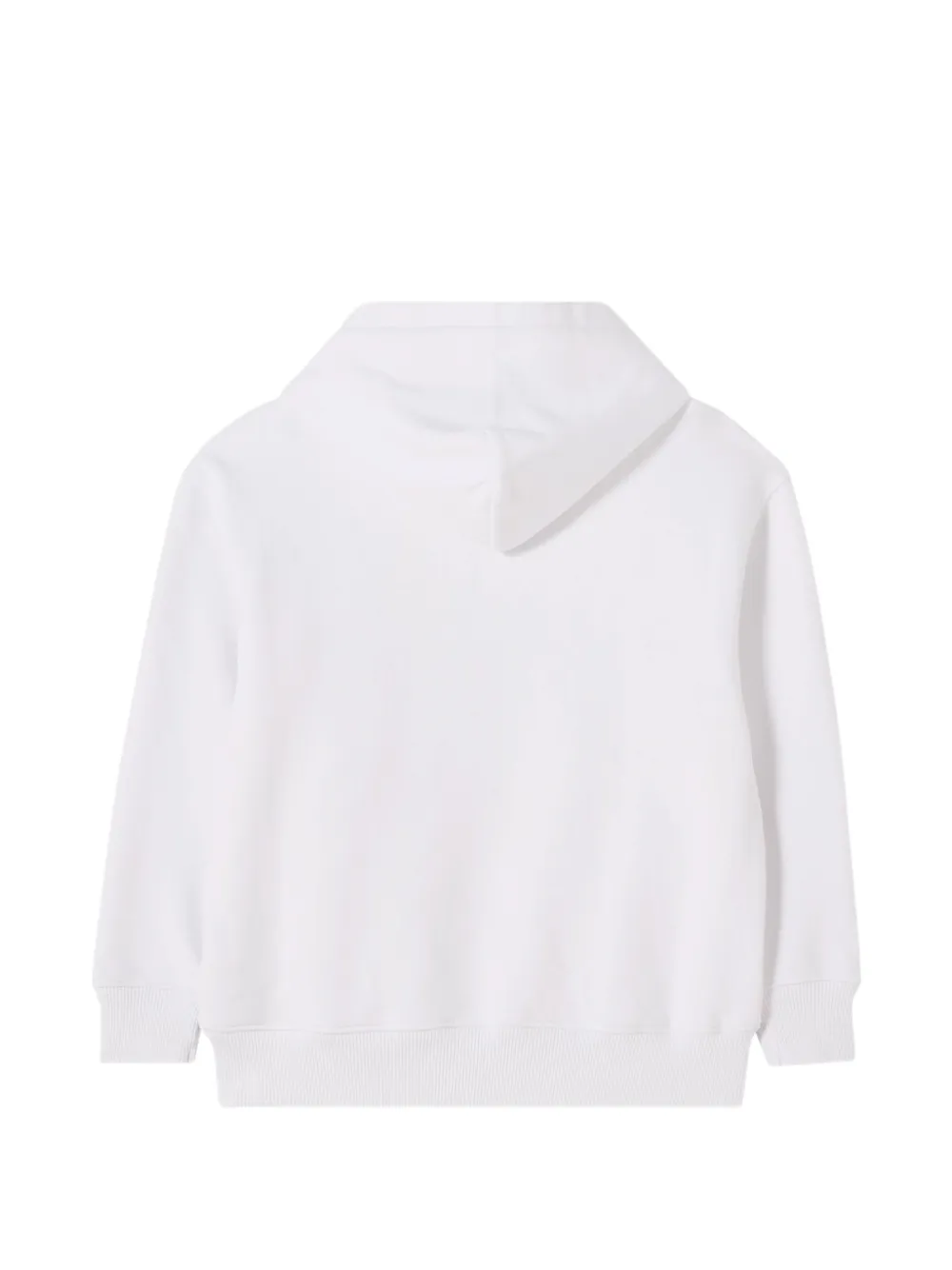 Off-White Kids floral-print hoodie Wit