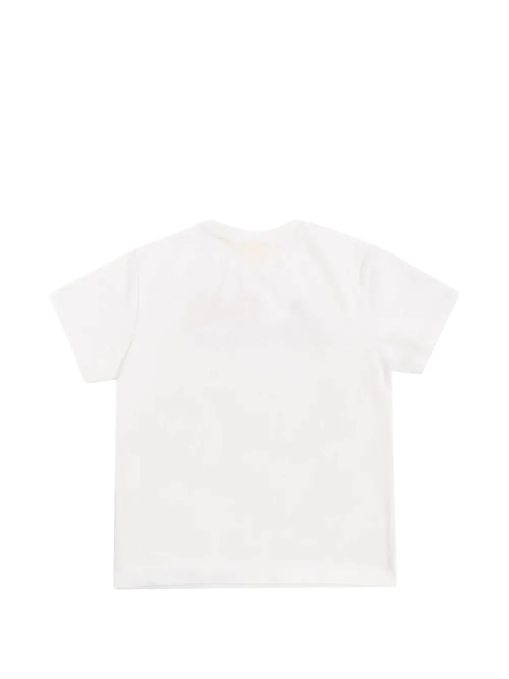 Off-White Kids T-shirt met bloemenprint Wit