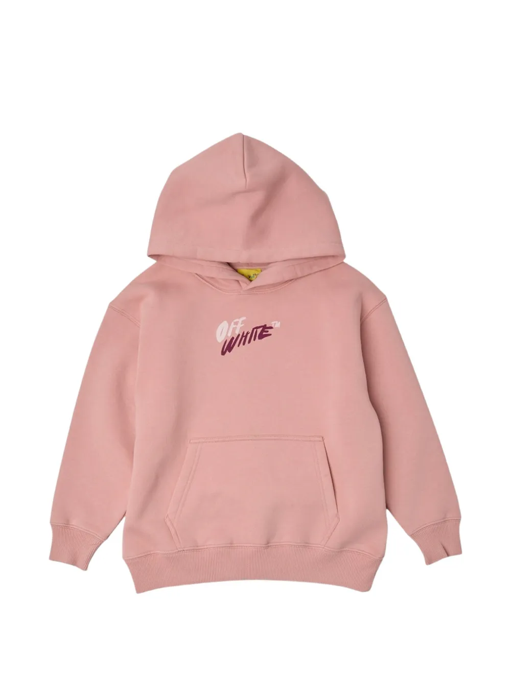 Off-White Kids Arrow logo-print hoodie - Rosa