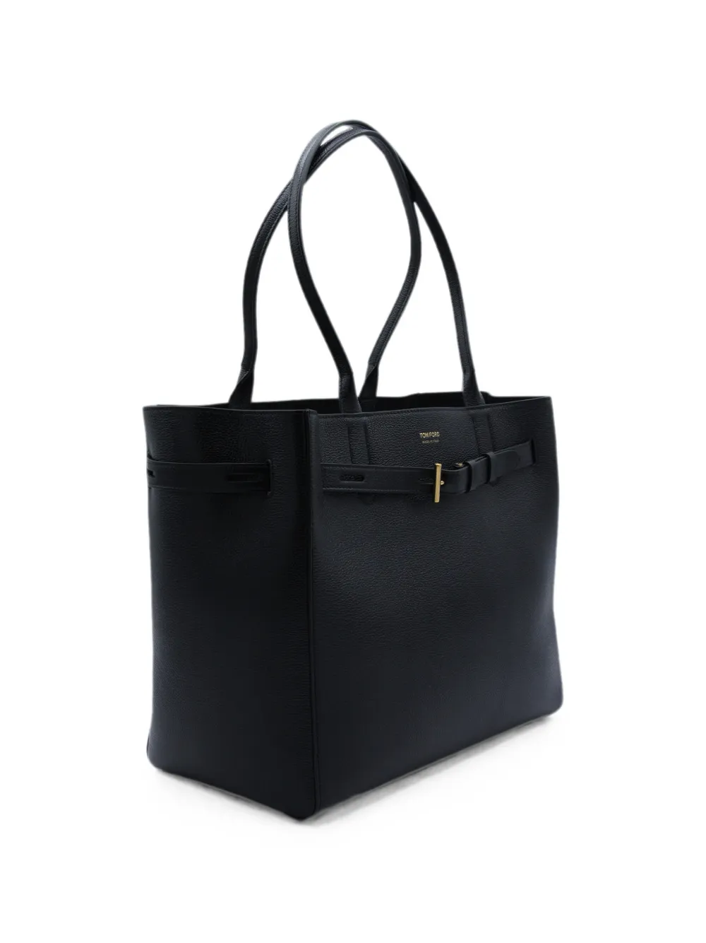 TOM FORD Audrey medium shopper van bewerkt leer Zwart