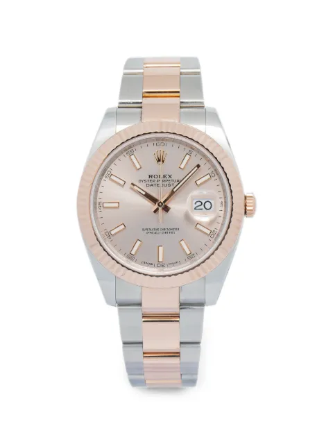 Rolex Datejust fluted bezel 41mm watch