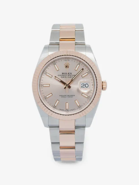 Rolex Datejust fluted bezel 41mm watch
