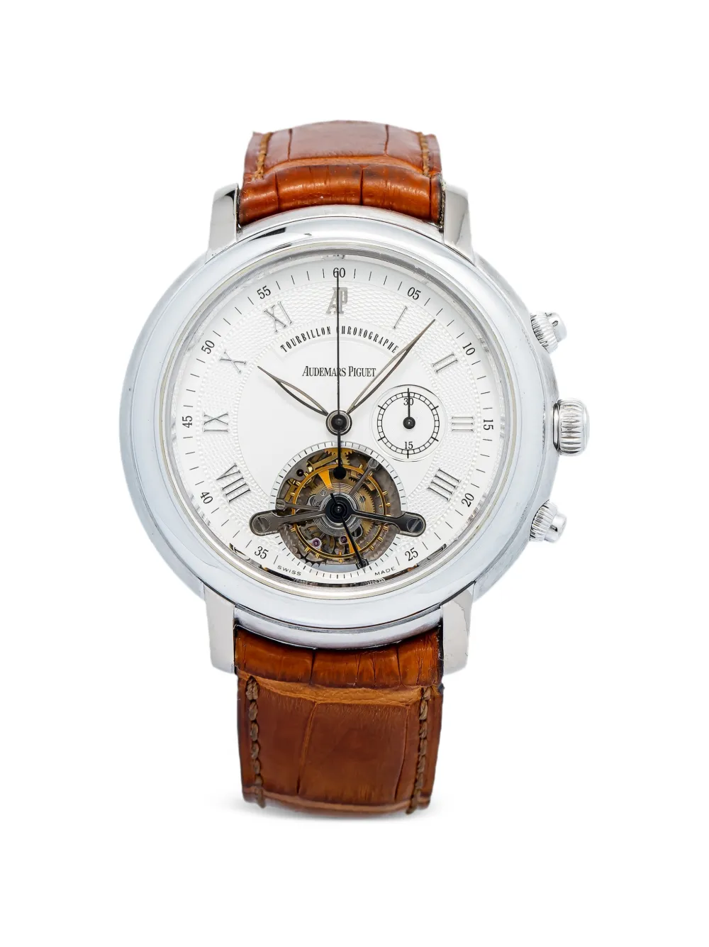 Audemars Piguet pre owned Jules Audemars Tourbillon Chronograph 43mm watch - Weiß