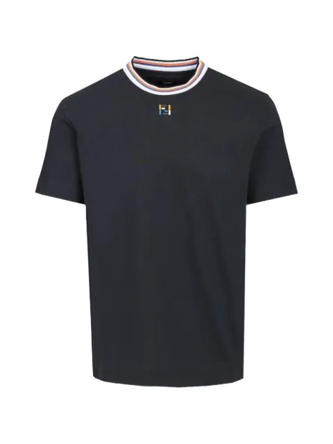 FENDI FF logo-embroidered T-shirt