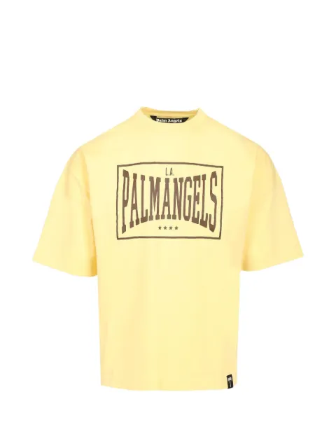 Palm Angels logo-print drop-shoulder T-shirt