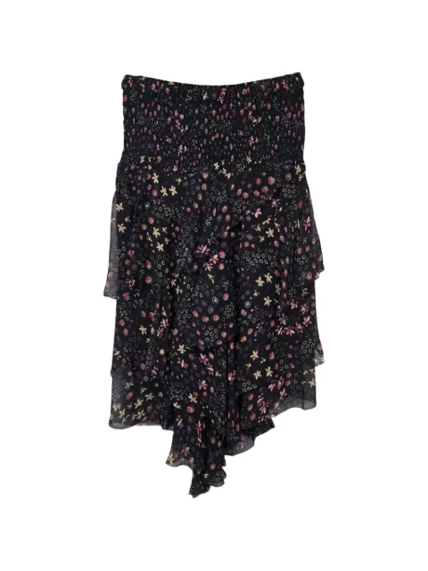 MARANT ÉTOILE floral-print ruffled skirt