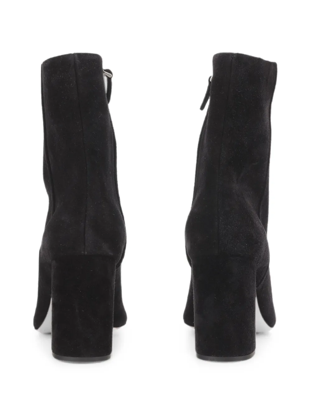 Paris Texas Anja suede pointed-toe ankle boots Zwart