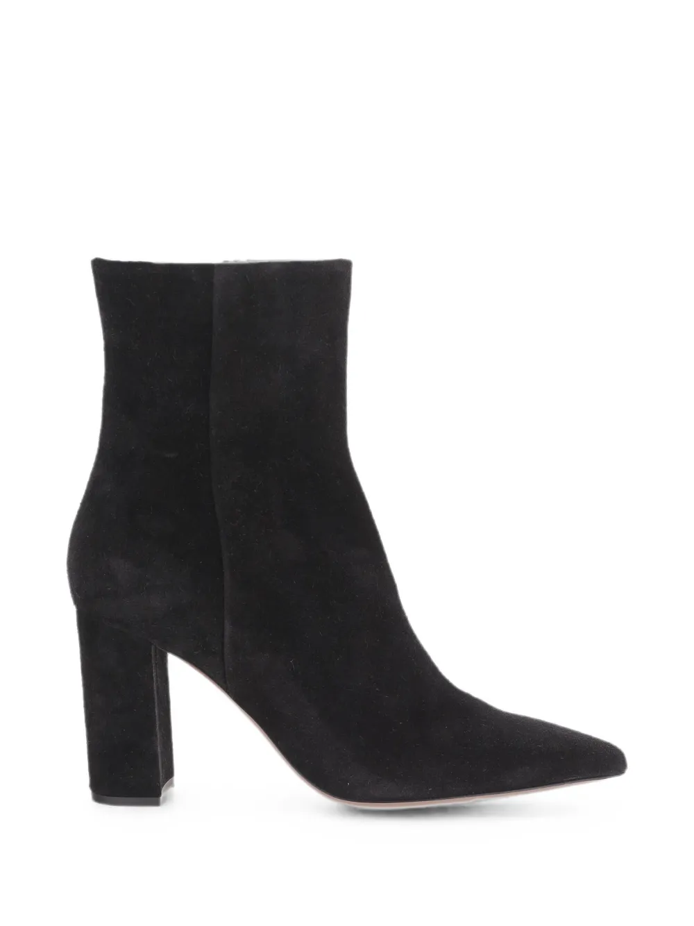 Paris Texas Anja suede pointed-toe ankle boots Zwart