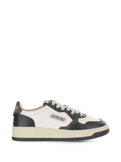 Autry Medalist croc-effect low-top sneakers