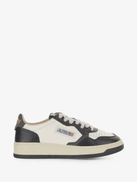 Autry Medalist croc-effect low-top sneakers