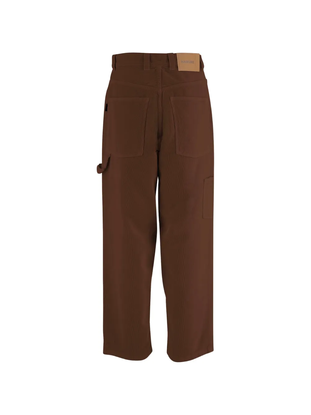 Haikure Ribfluwelen straight broek Bruin