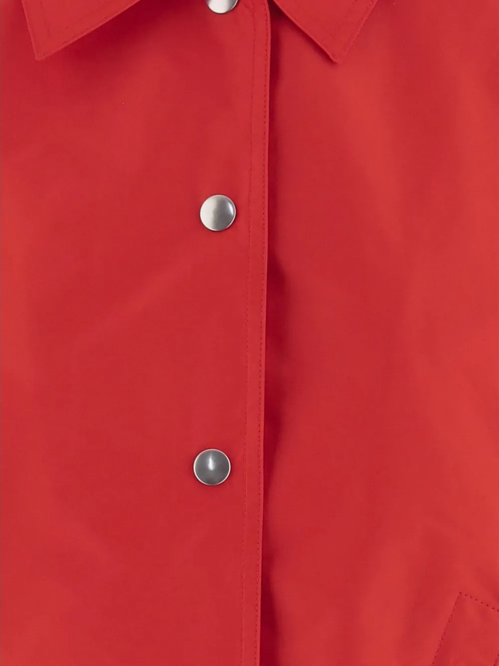 Jil Sander Jack met drukknopen Rood