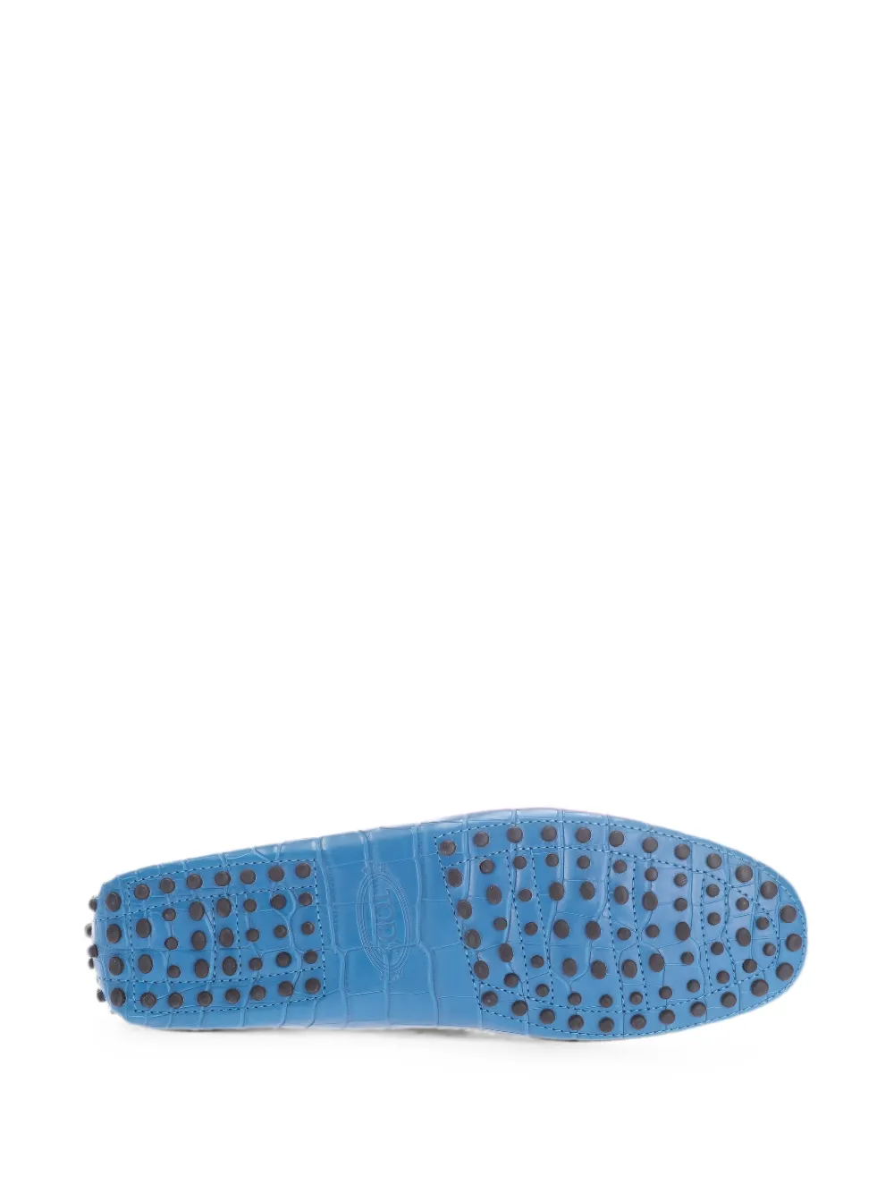 Tod's crocodile-effect loafers Blauw