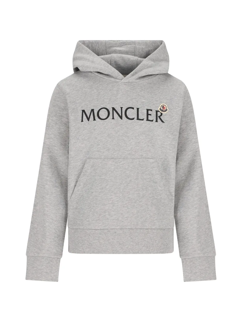 Moncler Enfant Hoodie met logoprint Grijs