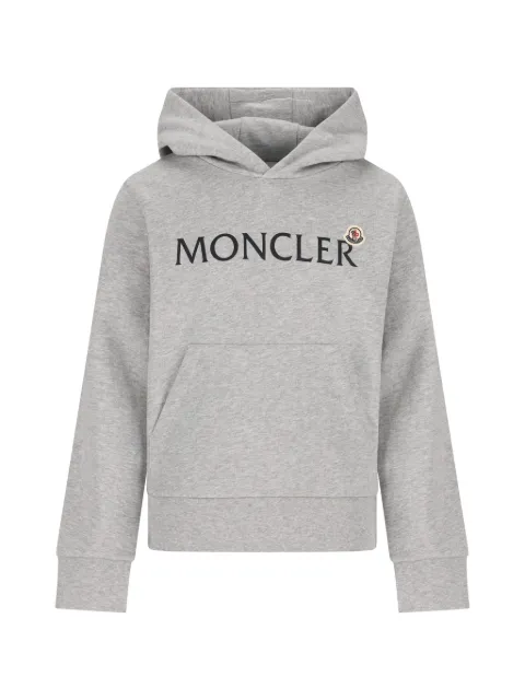 Moncler Enfant logo-print pouch-pocket hoodie