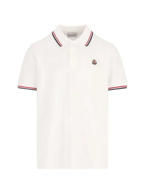 Moncler Enfant polotrøje med logomærke