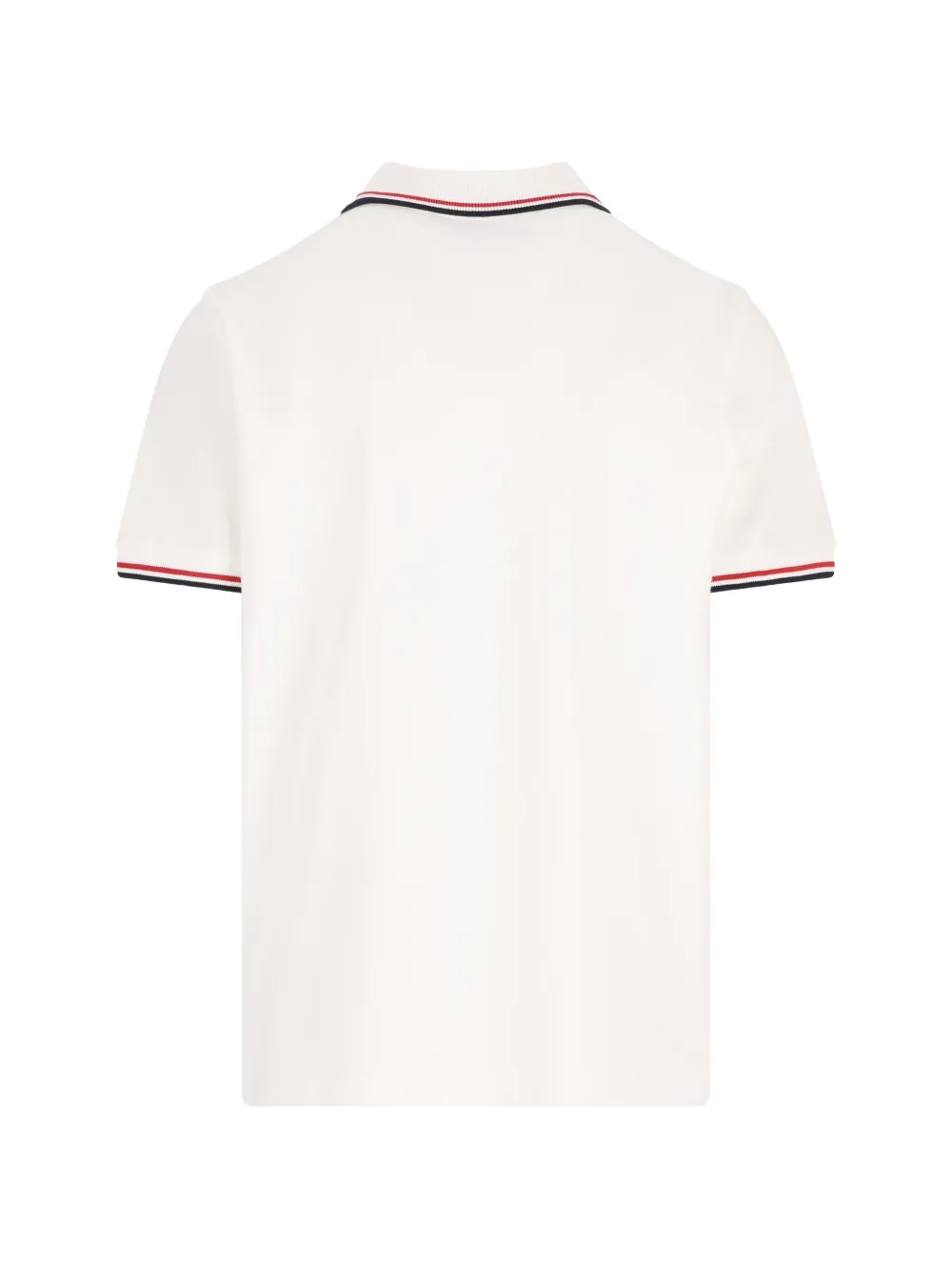Moncler Enfant Poloshirt met logopatch Wit