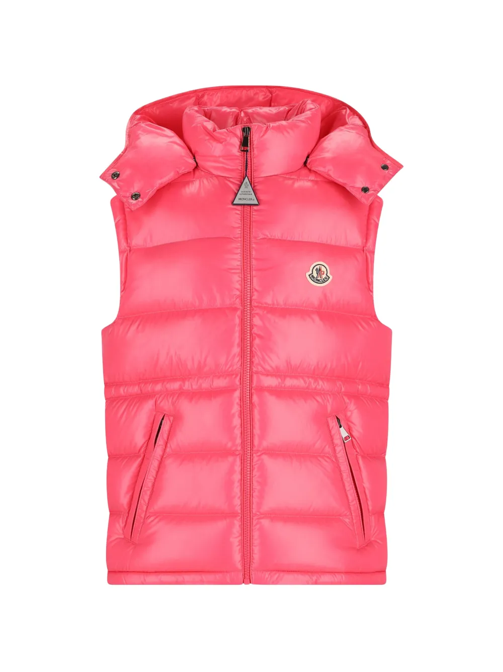 Moncler Enfant Bodywarmer met capuchon Roze