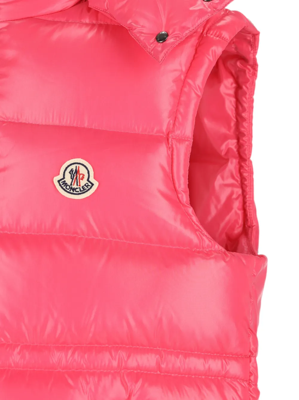 Moncler Enfant Bodywarmer met capuchon Roze
