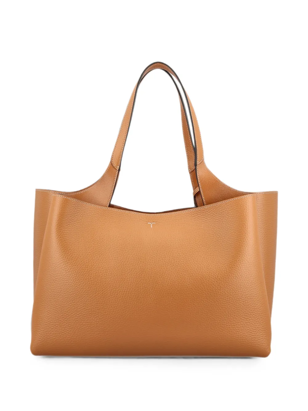 Tod's T Timeless schoudertas met hanger Beige
