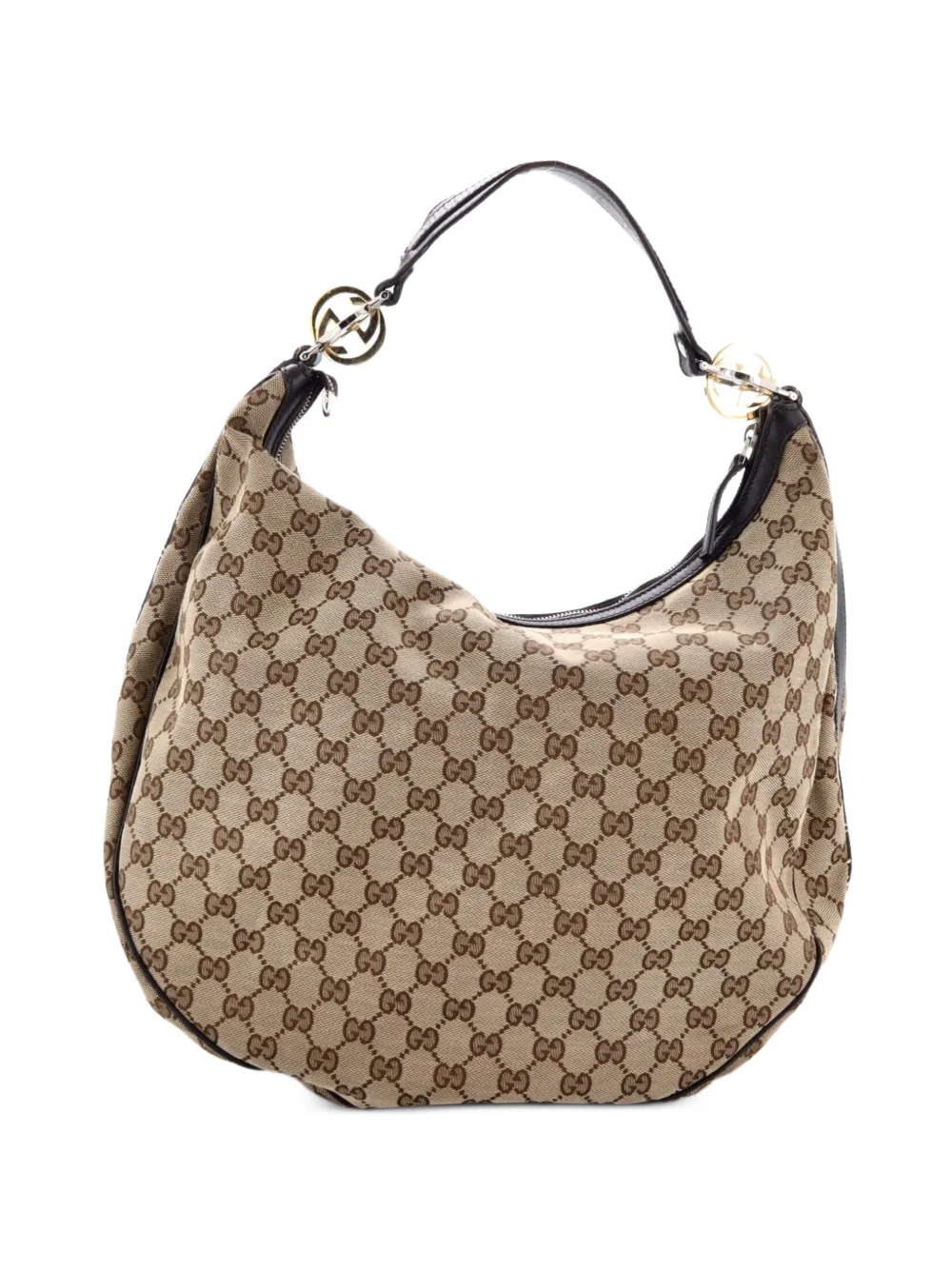 Gucci Pre-Owned Twins GG Canvas Large hobo bag - Brown