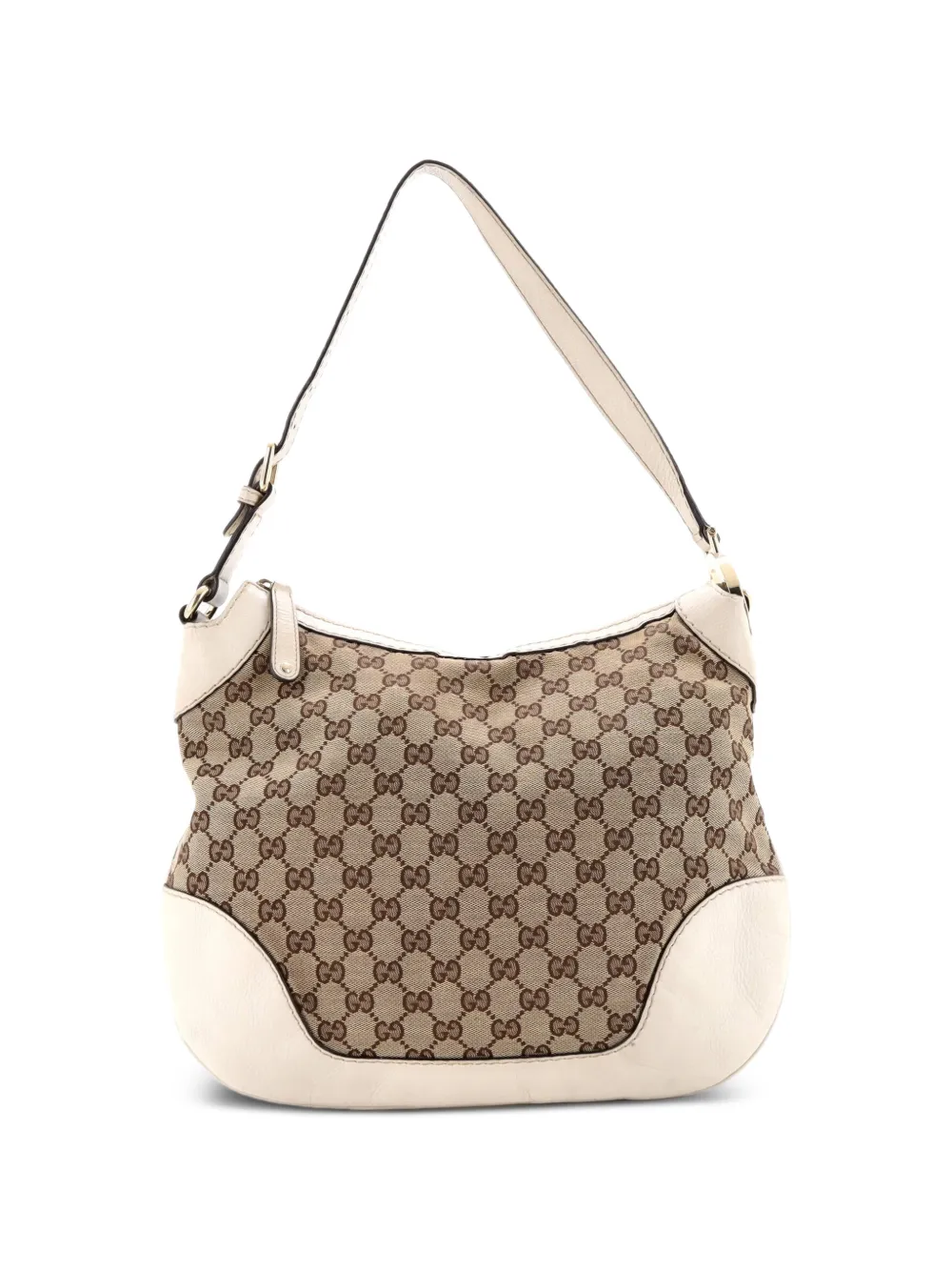 Gucci Pre-Owned Charlotte Zip GG Canvas with Leather Medium hobo bag - Brown