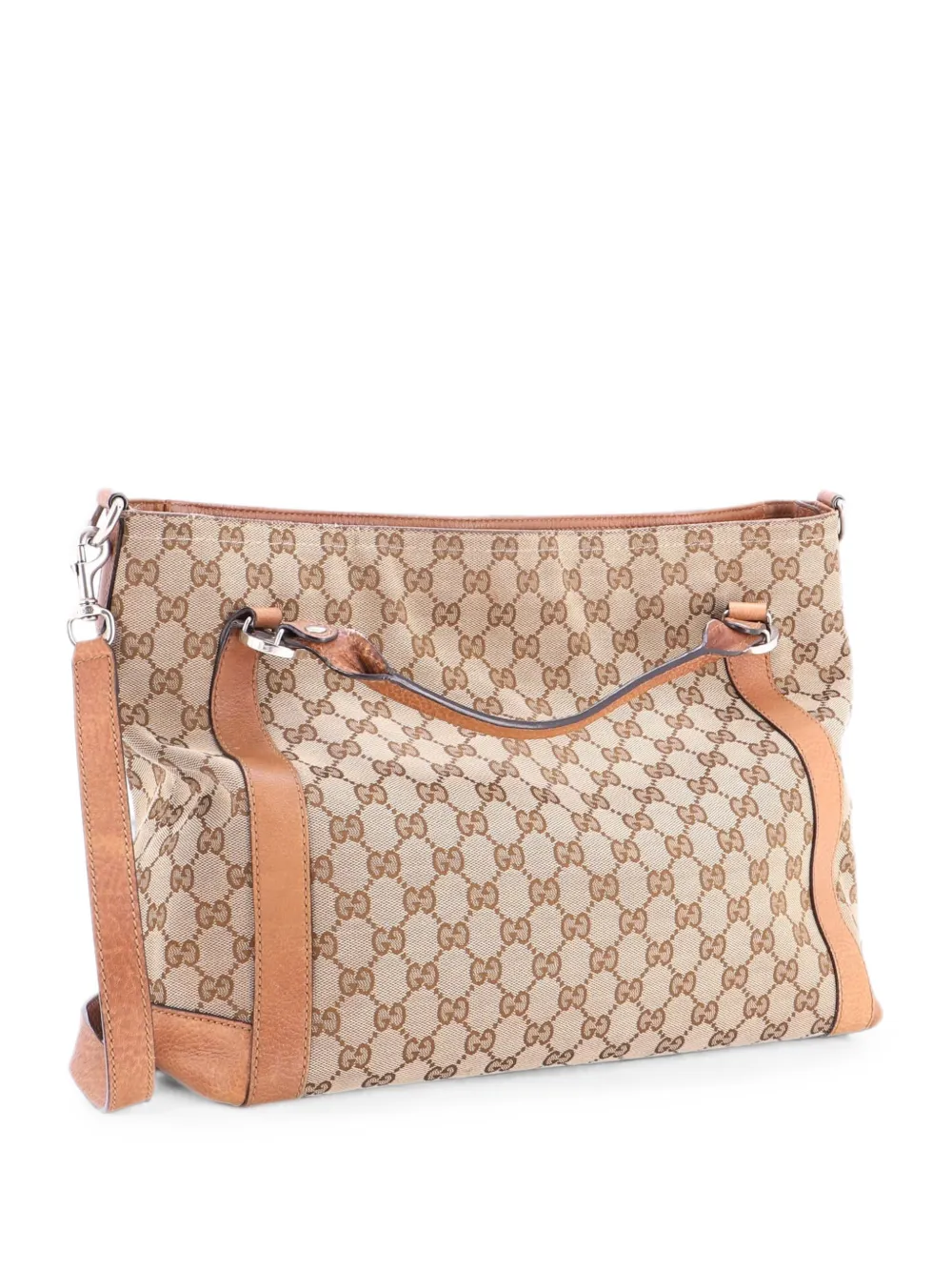 Gucci Pre-Owned Borsa tote Miss GG media in tela e pelle - Marrone
