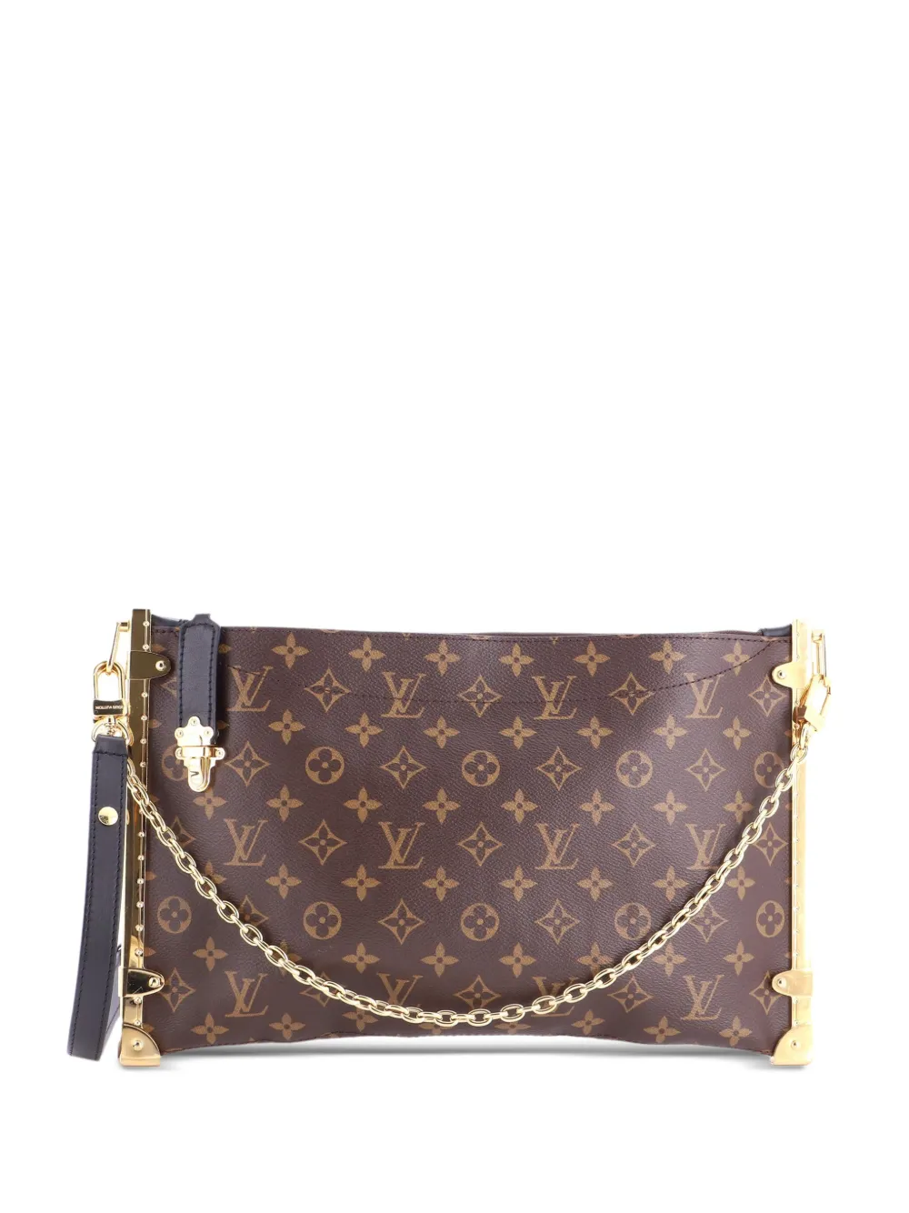 Louis Vuitton Pre-Owned Borsa a spalla Lucky Trunk in tela con monogramma - Marrone