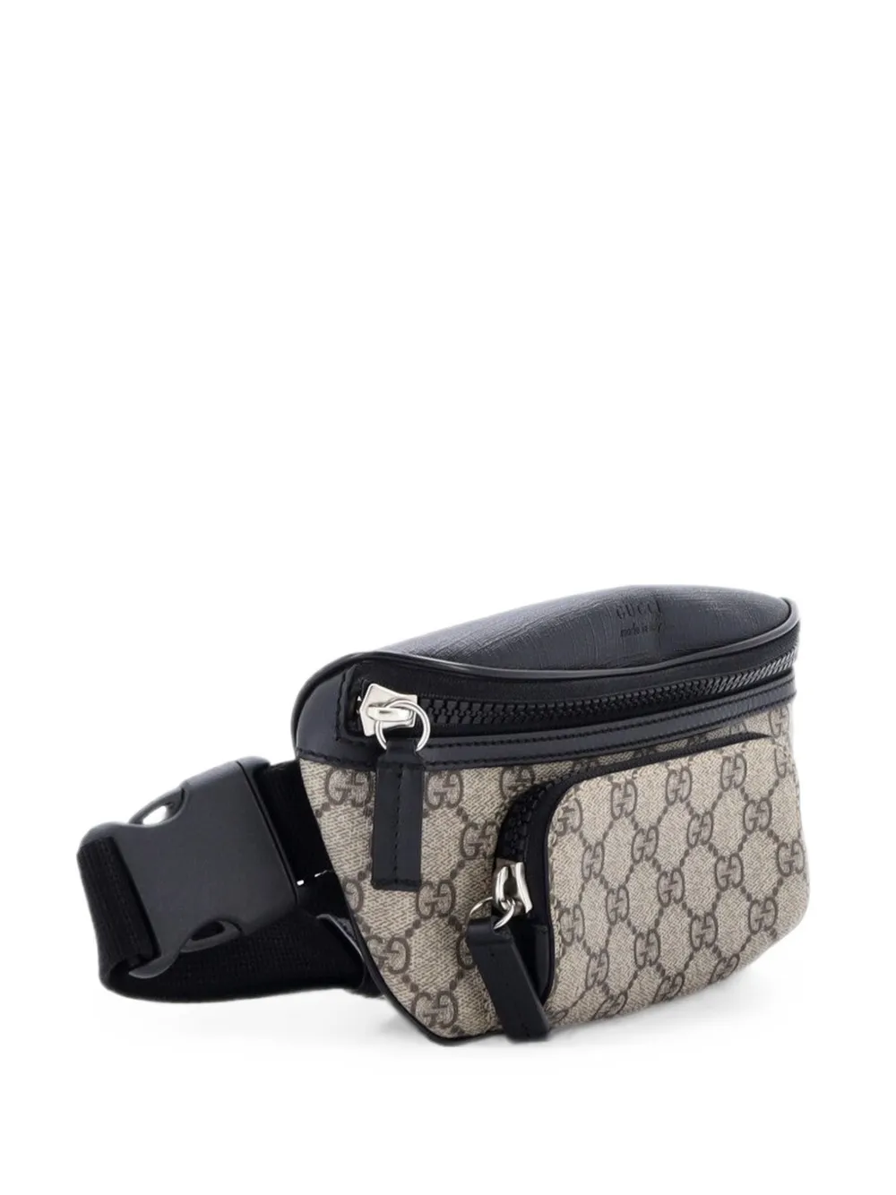 Gucci Pre-Owned Marsupio Eden medio in tela cerata GG - Nero