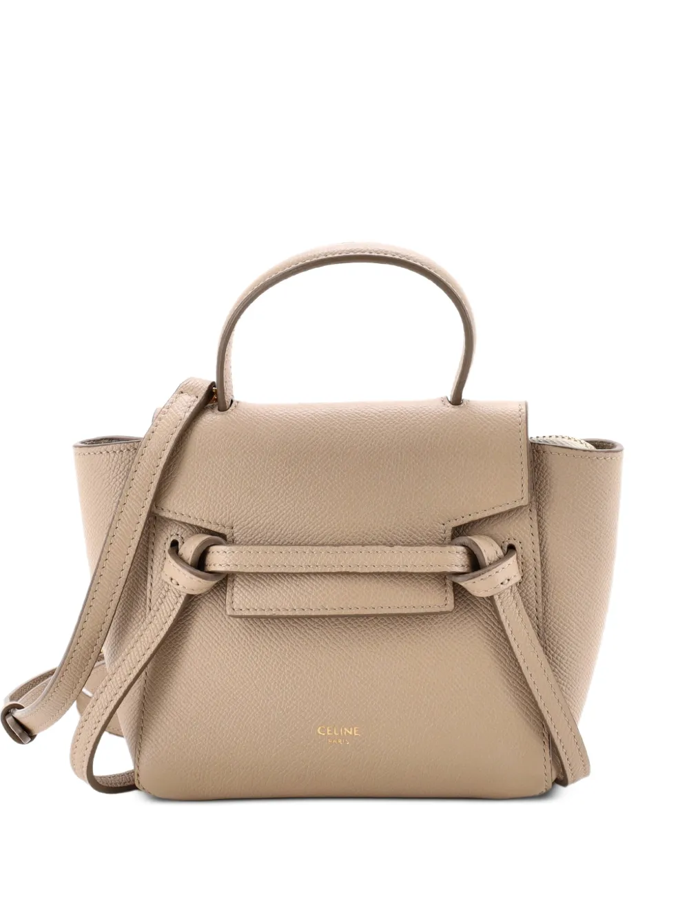 Celine Pre-Owned Belt Bag Textured Leather Pico shoulder bag - Neutrals