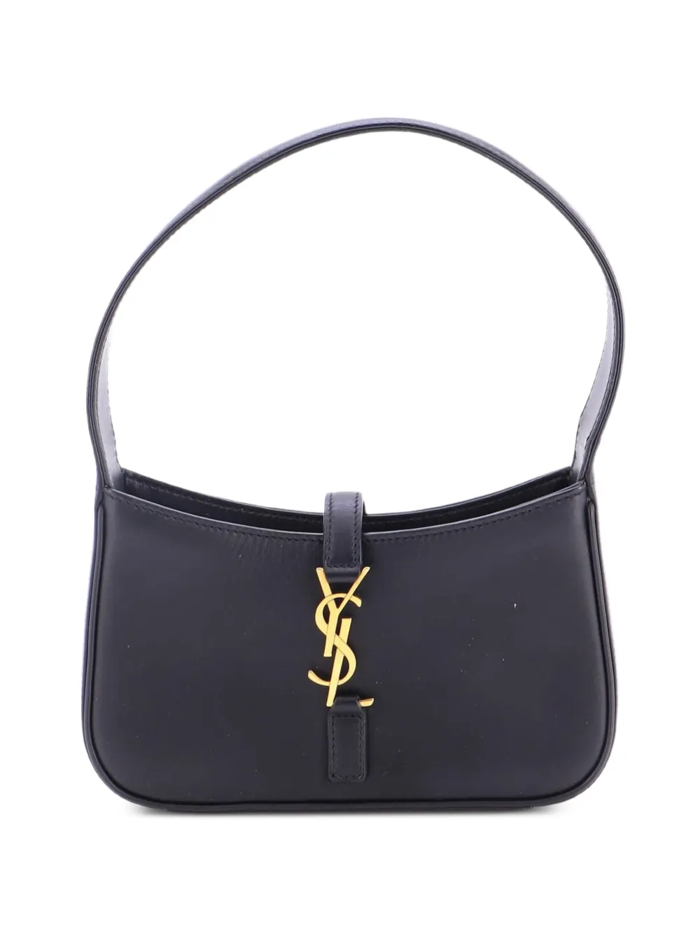 Saint Laurent Pre-Owned Borsa a spalla Le 5 a 7 mini in pelle - Nero