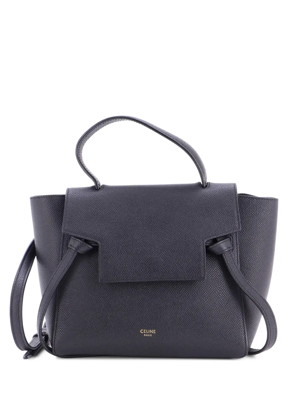 Celine Pre-Owned Belt Bag Textured Leather Pico shoulder bag - Black